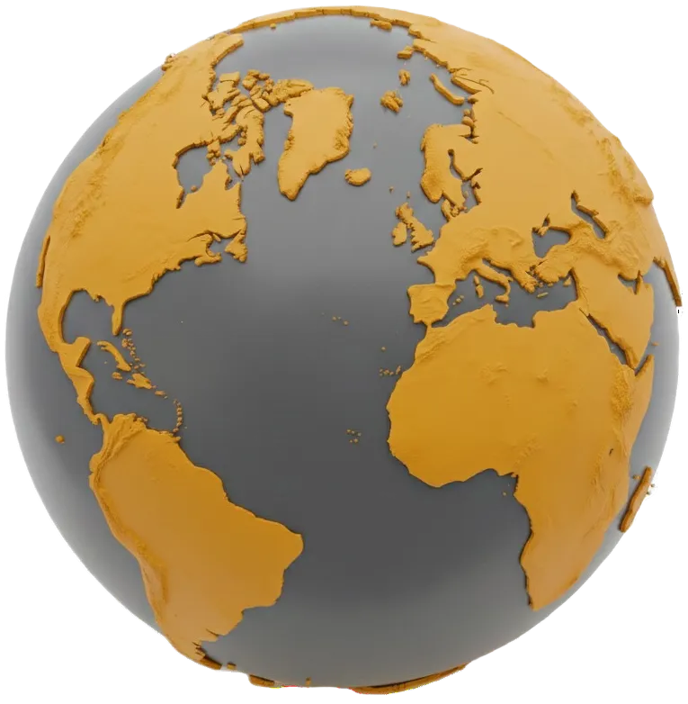 Presence in Continents