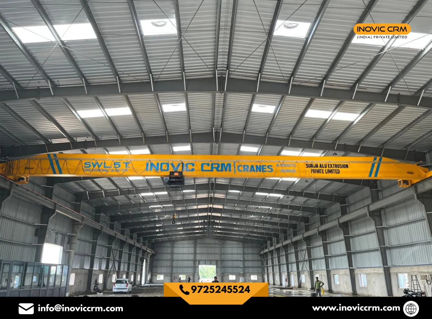 1. Ideal for Light to Medium Load Lifting (1 Ton – 20 Ton)