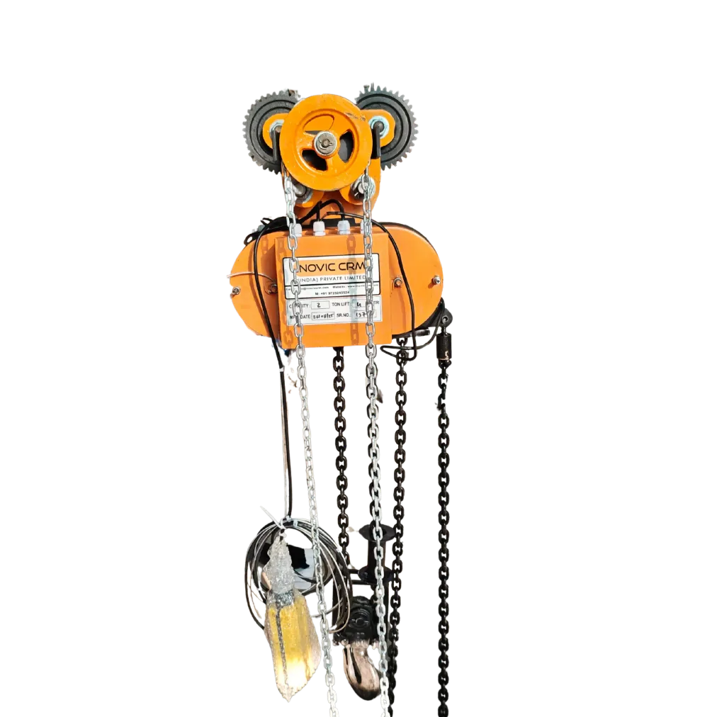 3. Electric Chain Hoist With Manual / Geared Trolley