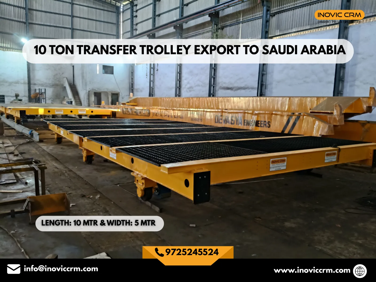 Industrial Applications of Transfer Trolleys